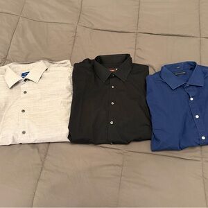 Apt. 9 Men's Dress Shirts - Black, Blue, Gray